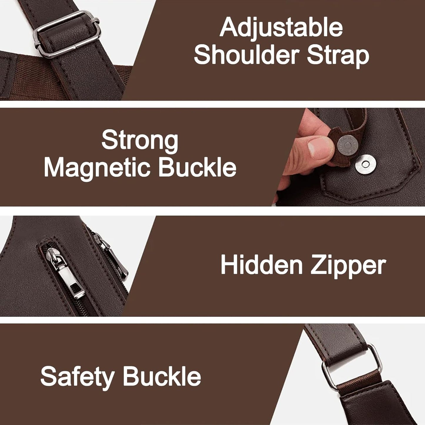 Double Shoulder Armpit Bag, Anti-Theft Hidden Underarm Strap Wallet Pocket Holster Phone Leisure Double Shoulder Pouch