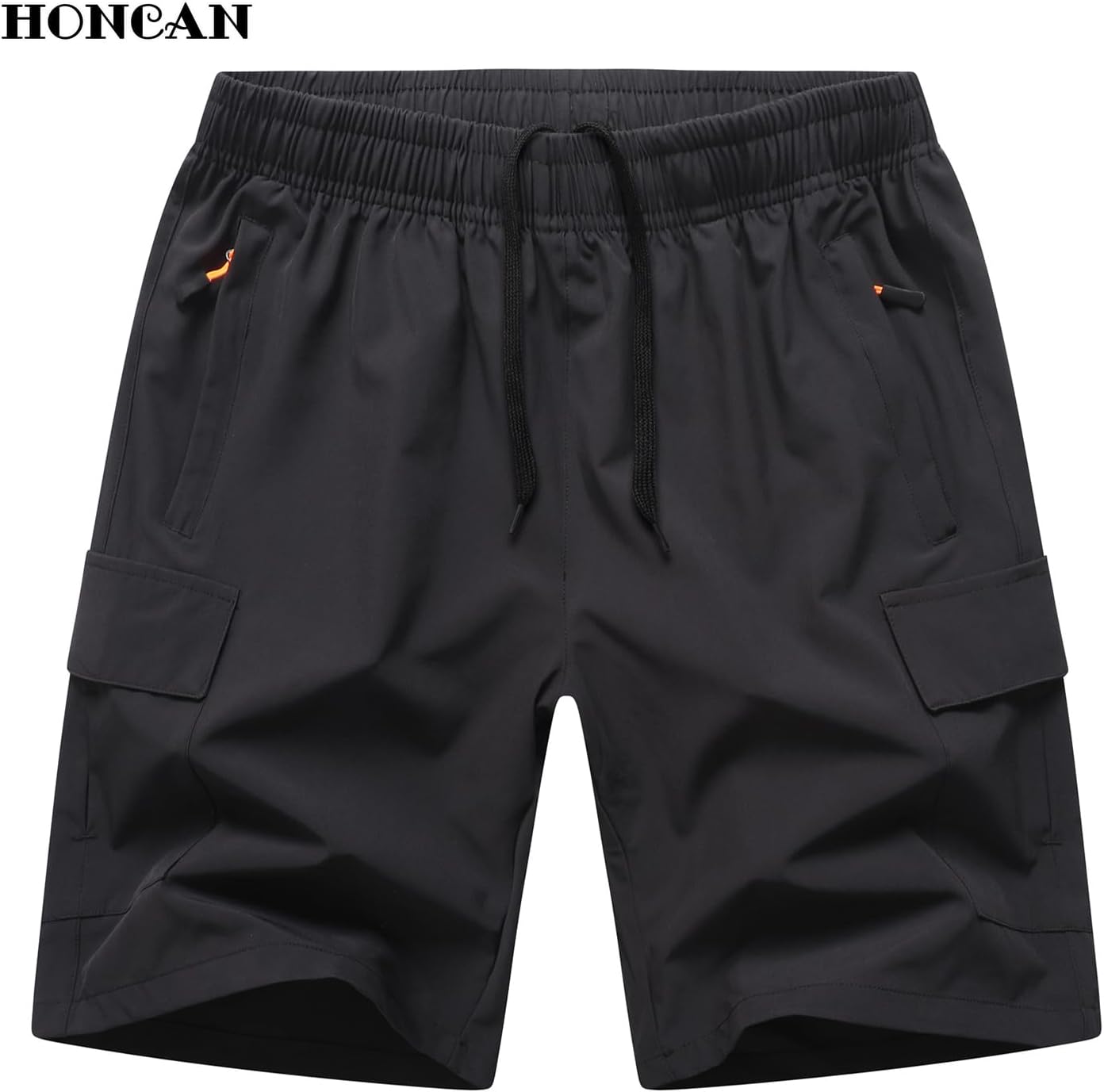 Boys Cargo Shorts, Outdoor Quick Dry Hiking Shorts, Lightweight Athletic Short with Zipper Pockets