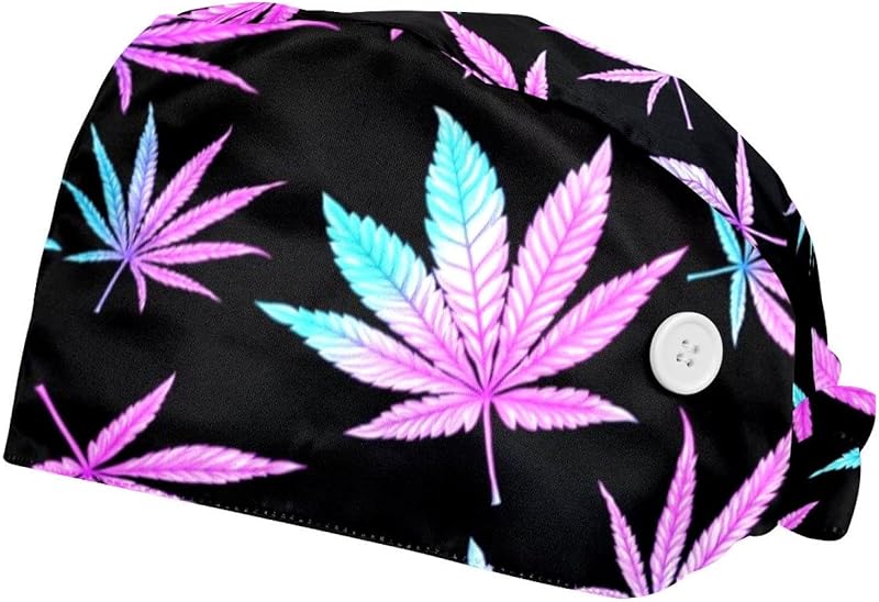 Women's Working Caps with Scrunchies Tarot Pattern Background Lace-Up Hat Unisex Hair Covers One Size