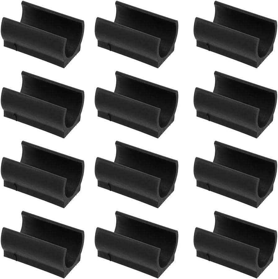 U Shaped Floor Glides: 25Pcs 25mm Plastic Chair Foot U Shaped Floor Glides Tubing Caps Cover Chair Foot Pads Furniture Foot Rectangle Shaped Non-Slip Chair Leg Tip Protectors