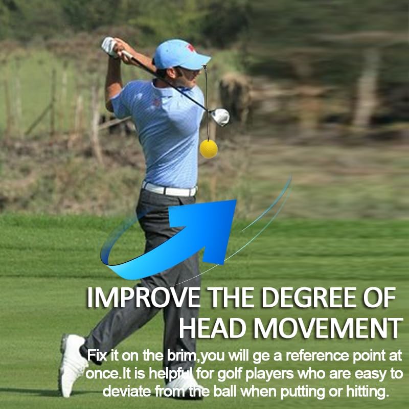 Golf Swing Trainer Head Stability and Consistency in Swing Training Aids for Golfers Golf Portable Posture Correction Tool Swing Aids Golf Equipment Indoor