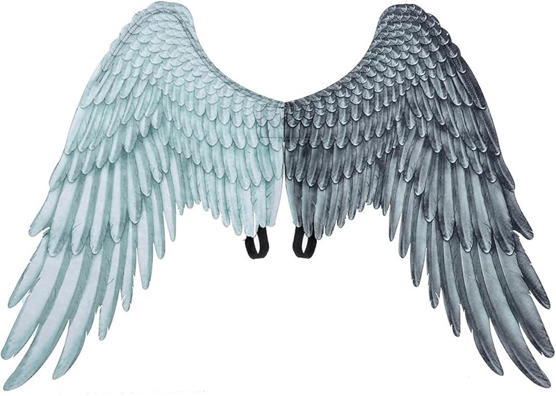 Alodidae 3D Angel Wings Costume with Elastic Straps Halloween Party Mardi Gras Cosplay Accessory