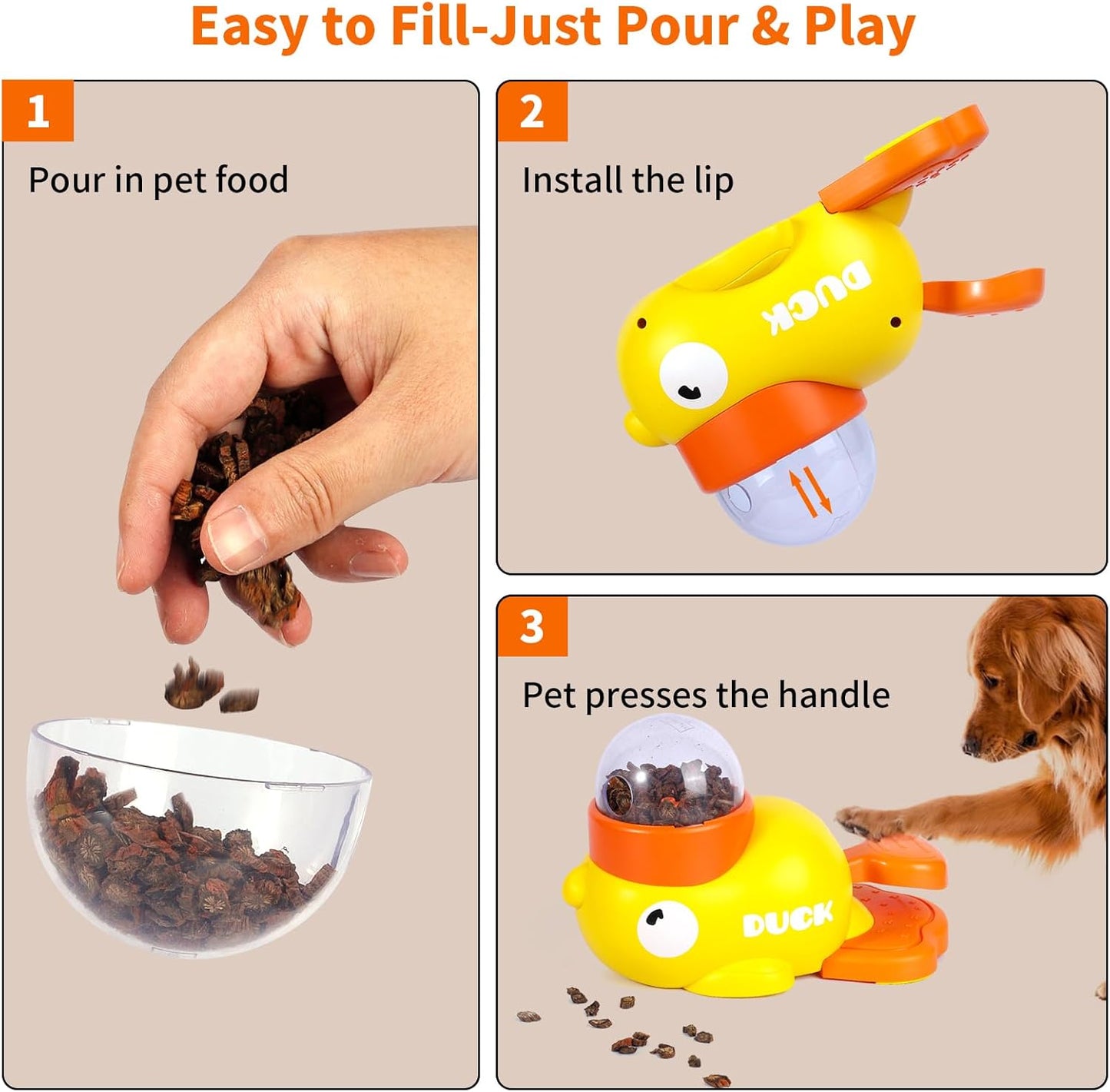 2-in-1 Interactive Dog Puzzle Toy, Slow Feeder, Safe and Durable Dog Food Treat Feeding Dispenser for Small & Medium Dogs, Promotes IQ Training and Entertainment Reduces Bloating Anti-Gulping