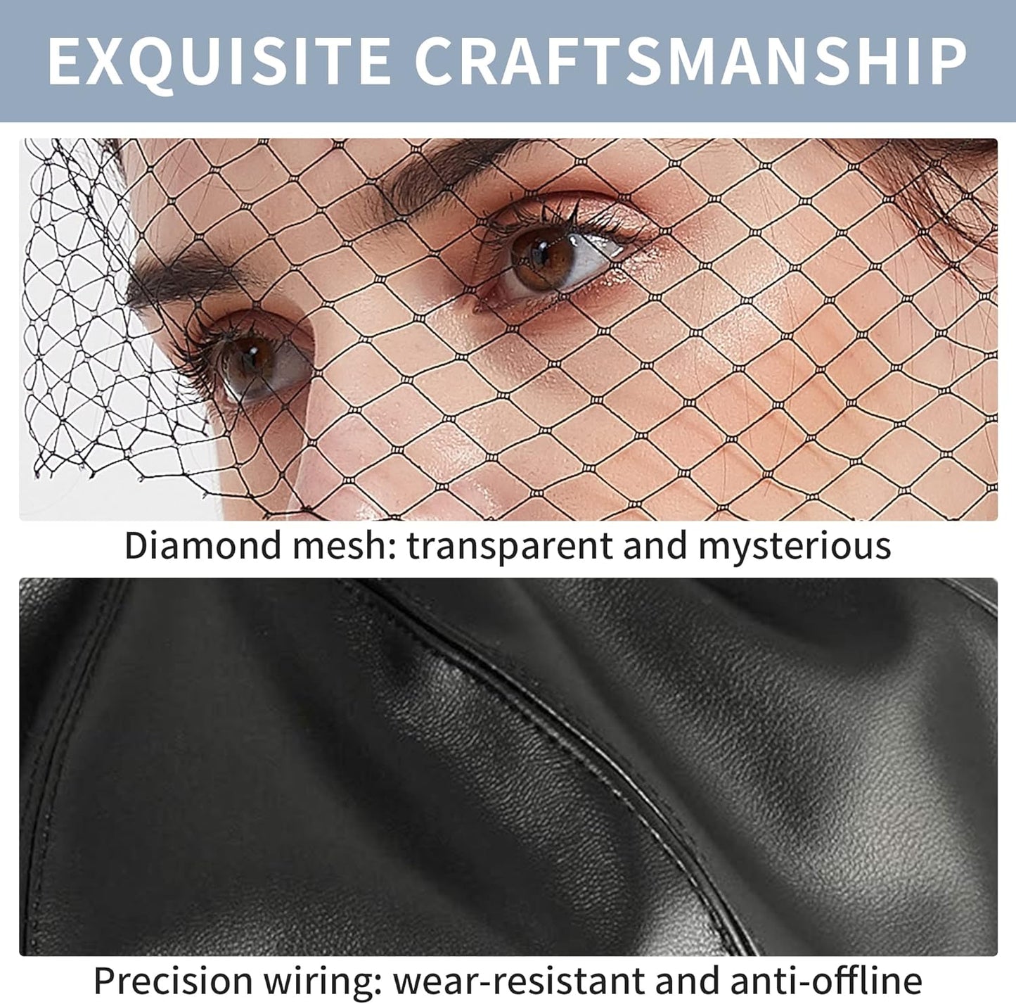 Beret Hats for Women PU Leather Newsboy Fiddler Cap with Veil Casual Baker Boy Captain Hat