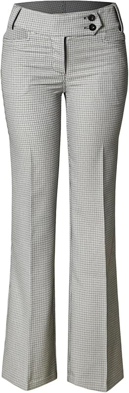 Design by Olivia Women's Relaxed Boot-Cut Office Pants Trousers Slacks