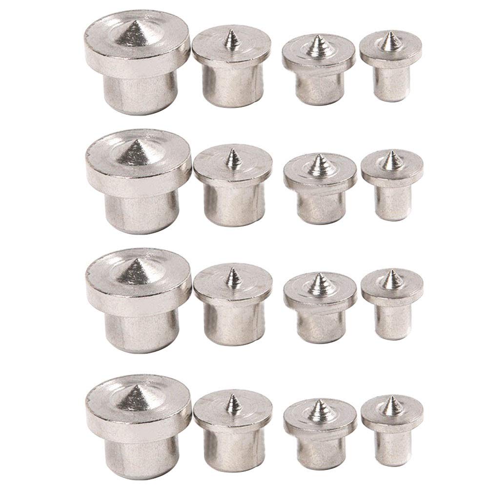 16 Pcs Wood Dowel Tenon Centers Dowel Pin Center Point Woodworking Alignment Tool 6/8/10/12mm, Set of 4 - TrendyLookz