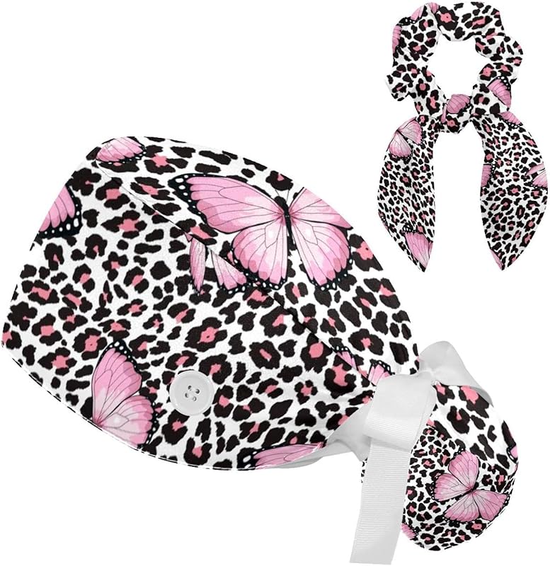Women's Working Caps with Scrunchies Tarot Pattern Background Lace-Up Hat Unisex Hair Covers One Size