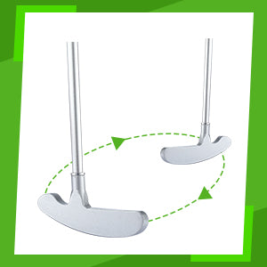 Wettarn 3 Sets Golf Putter Two Ways for Men Women Kids Club with 6 Practice Golf Balls for Left or Right Handed Golfers Indoor Outdoor