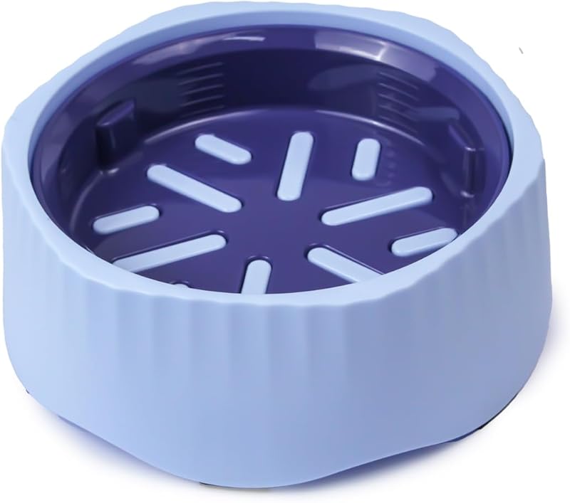 Slow Feeding Dog Bowl for Large, Separable Cat Interactive Puzzle Design,Non-Slip Durable Dog Food Bowl, Easy Clean Design to Prevent Puppies from Overeating, 100% BPA Free (Green)