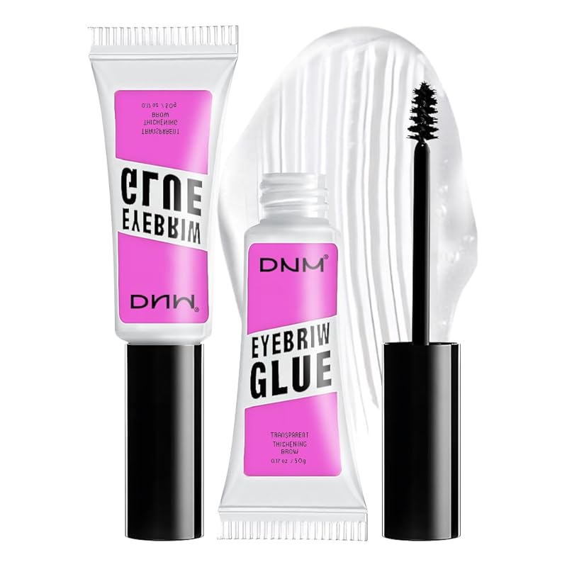 Tinted Thickening Eyebrow Mascara with Two Eyebrow Brushes,Brow Fast Sculpt,Waterproof,Transfer-proof,Eyebrow Tinting Kit- Cruelty Free - Light Medium Brown (1 Pack) (1Pc 01#Brown)