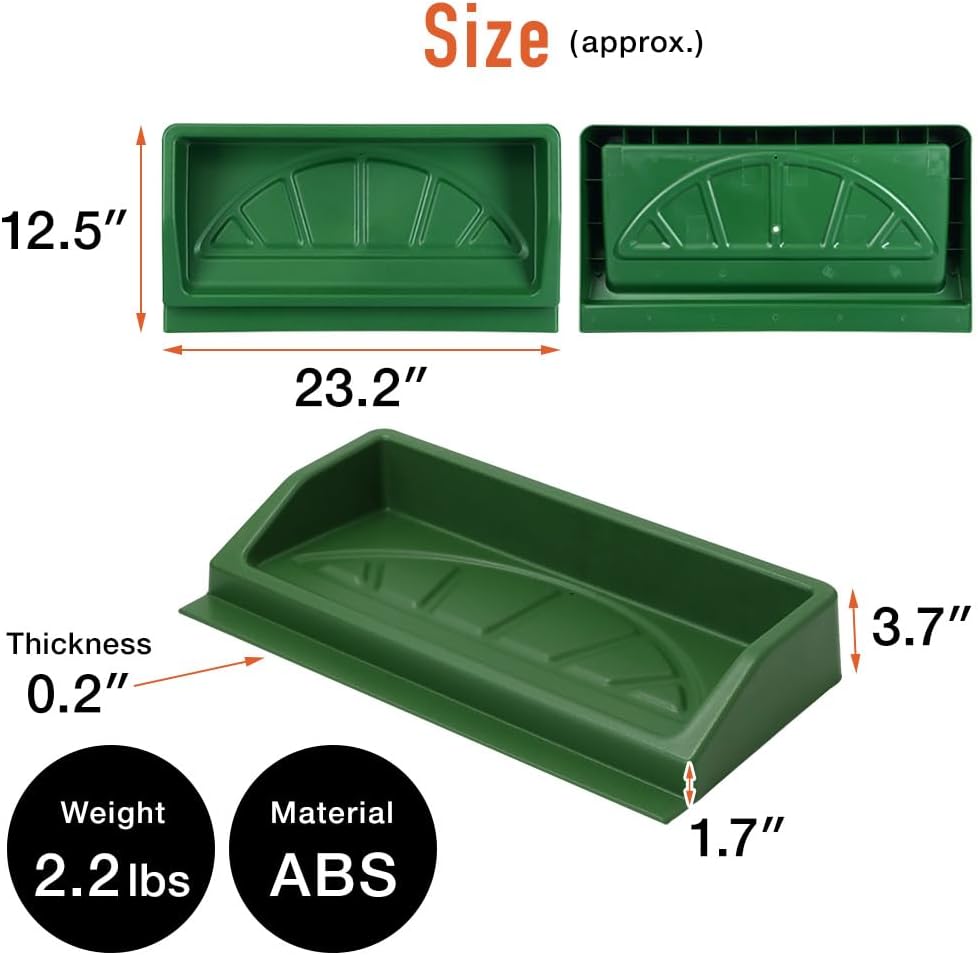 Golf Ball Tray for Practice Mat 100 Balls Large Capacity Heavy Duty ABS Holder for Indoor Outdoor Home Daily Training Men Gift