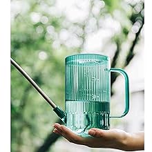 Long Spout Watering Can Indoor, Small Watering Cans for House Plants, Flowers, Succulents 33.8oz(Green)