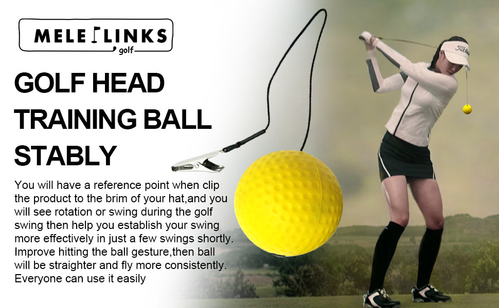 Golf Swing Trainer Head Stability and Consistency in Swing Training Aids for Golfers Golf Portable Posture Correction Tool Swing Aids Golf Equipment Indoor