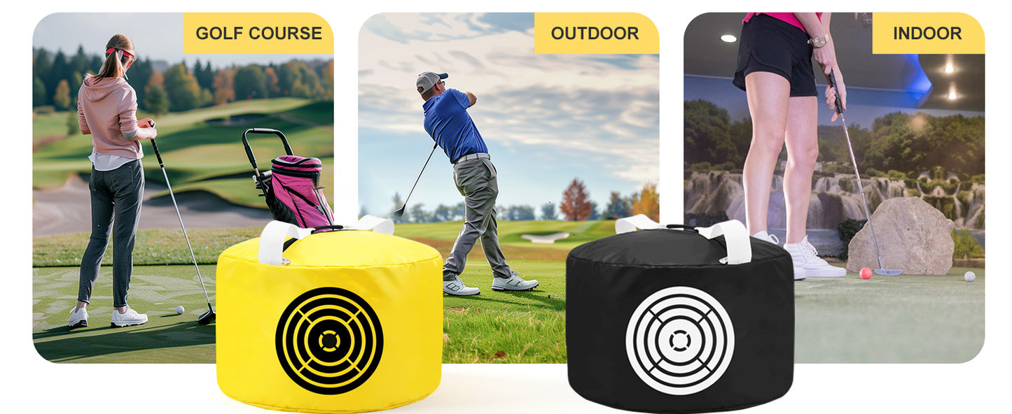 Golf Impact Bags Power Smash Hitting Bag with Arm Band Upgrade Swing Trainer Training Aids Waterproof Durable Gifts for Men Women Golf Impact Bags
