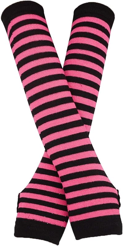 Bienvenu Punk Gothic Rock Long Arm Warmer Fingerless Gloves