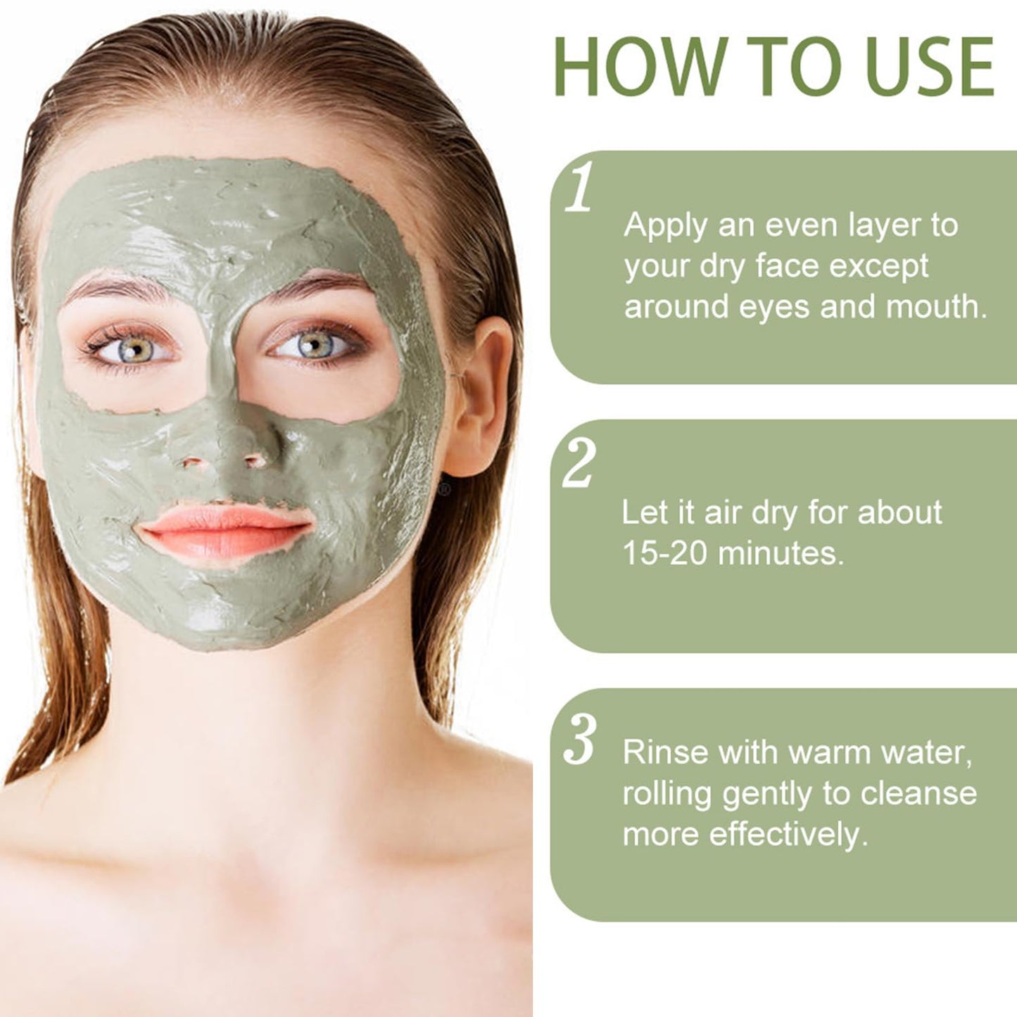 Recovery Mud Mask, Relief Mud Mask for Face Hydrating & Moisturizing Deep