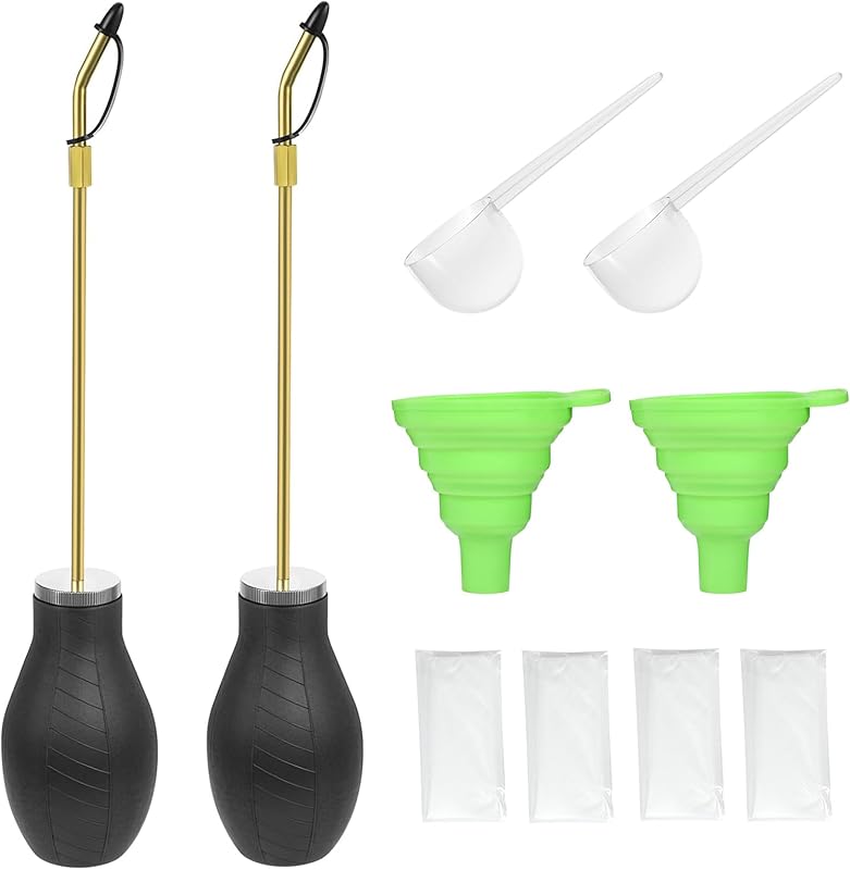 Diatomaceous Earth Duster, Powder Sprayer, Garden Duster Applicator Dispenser with Long Plastic Tube for Organic Gardening Agricultural Supplies for Diatomaceous Earth & Other Home Powder Applications
