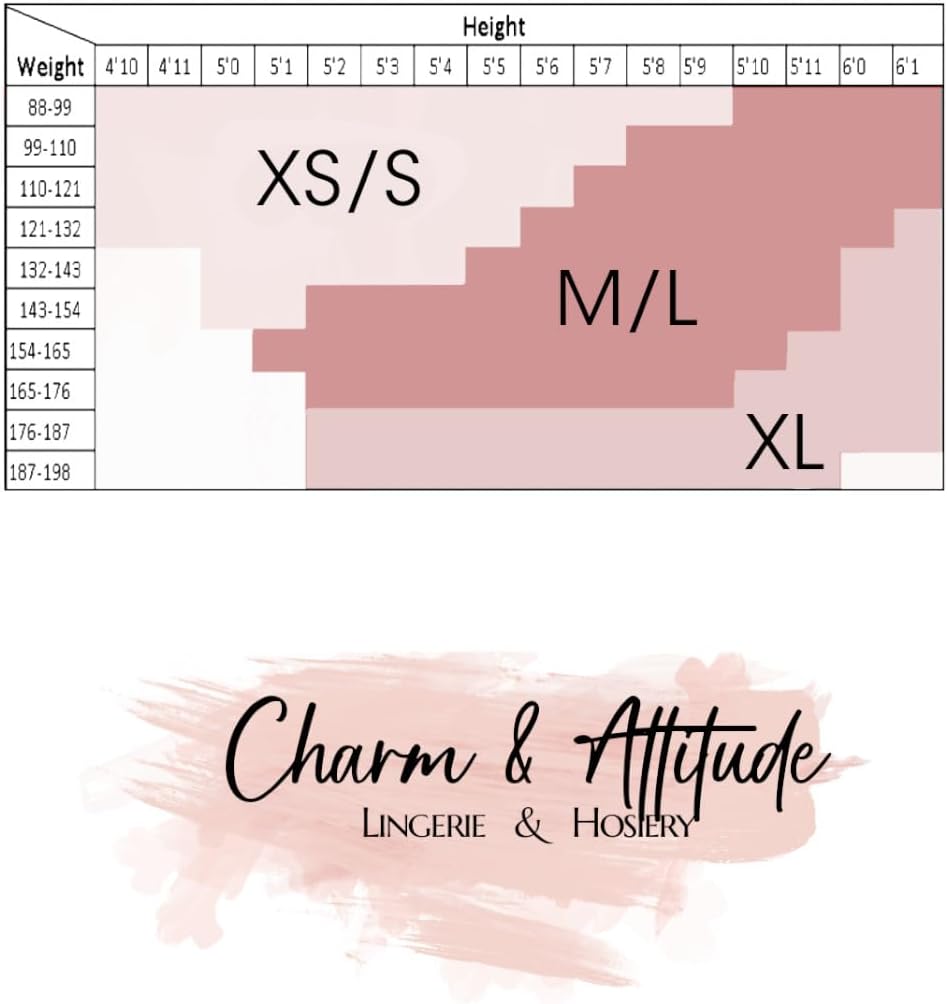 Charm and Attitude Thigh High Stockings for Women Sexy Pantyhose | Sheer Pantyhose Stockings for Women