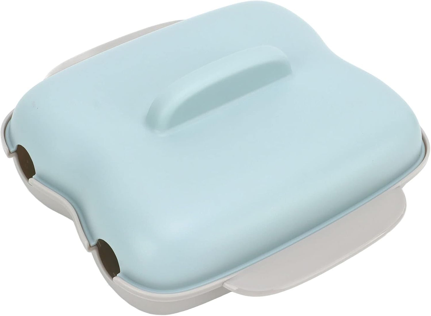 Microwave Corn Cooker, Microwave Corn Steamer Airtight Lid Steams Food Grade PP No BPA Microwavable Portable for Delicious Dorm Small Kitchen(Blue)