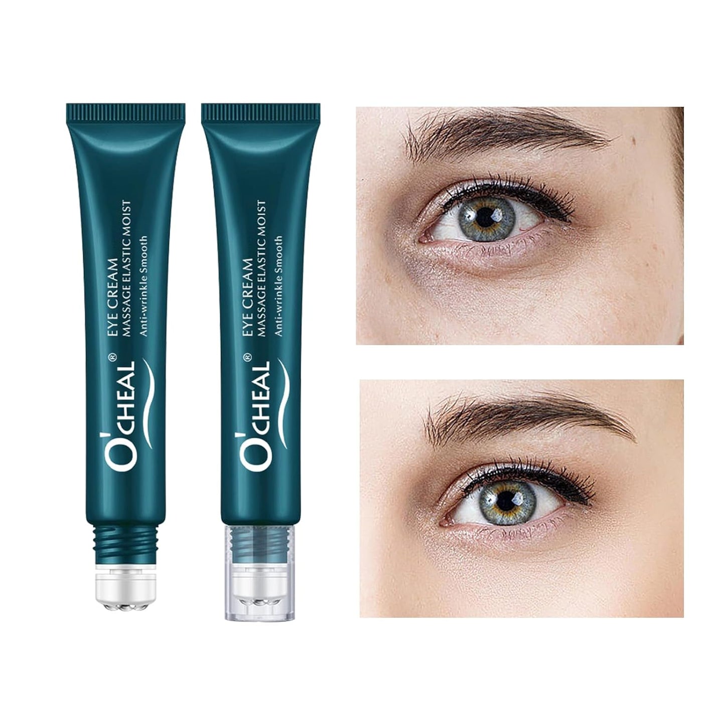O’CHEAL Massage Eye Cream Lightening Dark Circles Firming Skin Instant Eye Repair Serum Stick for women Women Eyes Care