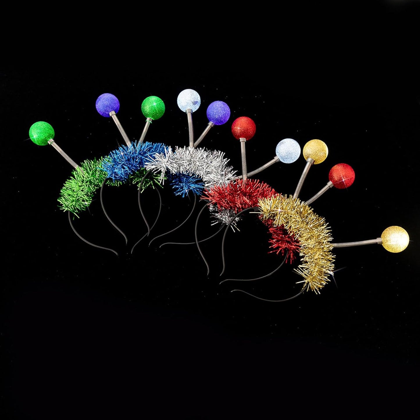 Blue Themed Light Up Alien Headband With Replaceable Battery Hair Decoration Headwear Great For Birthdays Party