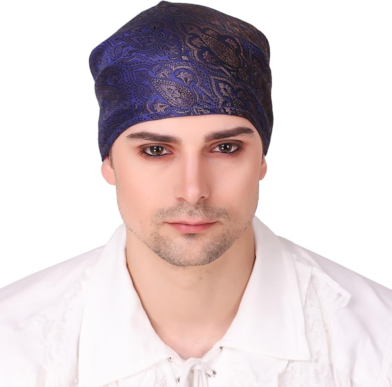 ThePirateDressing Pirate Medieval Renaissance Halloween Costume Linen Triangle Bandana