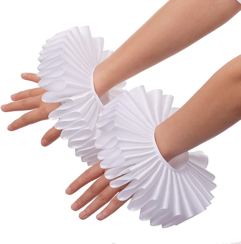 GRACEART Renaissance Elizabethan Ruff Collar Neck Ruffle