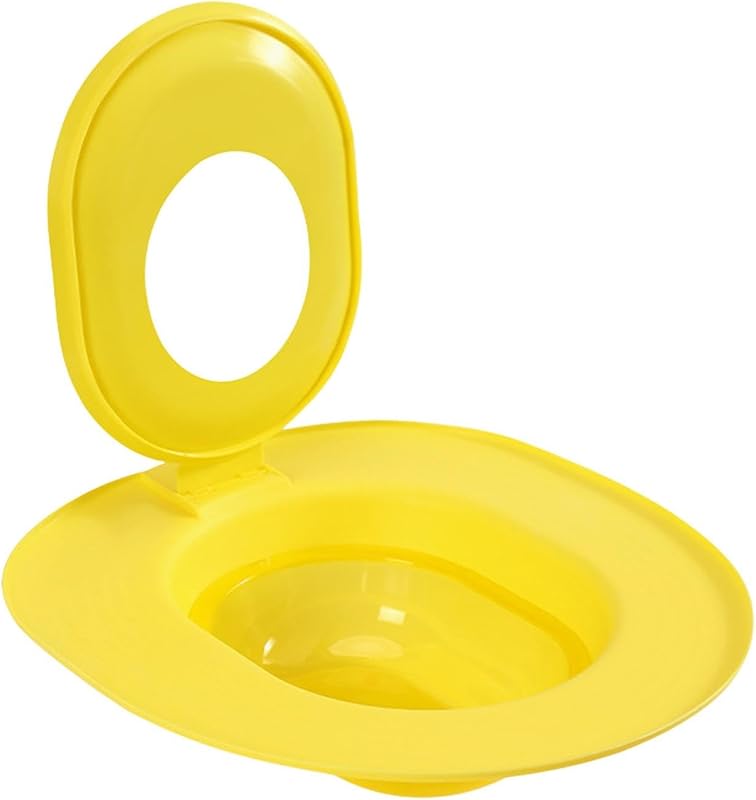 Cat Toilet Training Kit-Cat Toilet Seat Training Kit | Cats Toilet Traiining System | Teach to Use | Reusable Thrainer | Trainig Seat Tool | Box for Pet Cleaning (Grey)