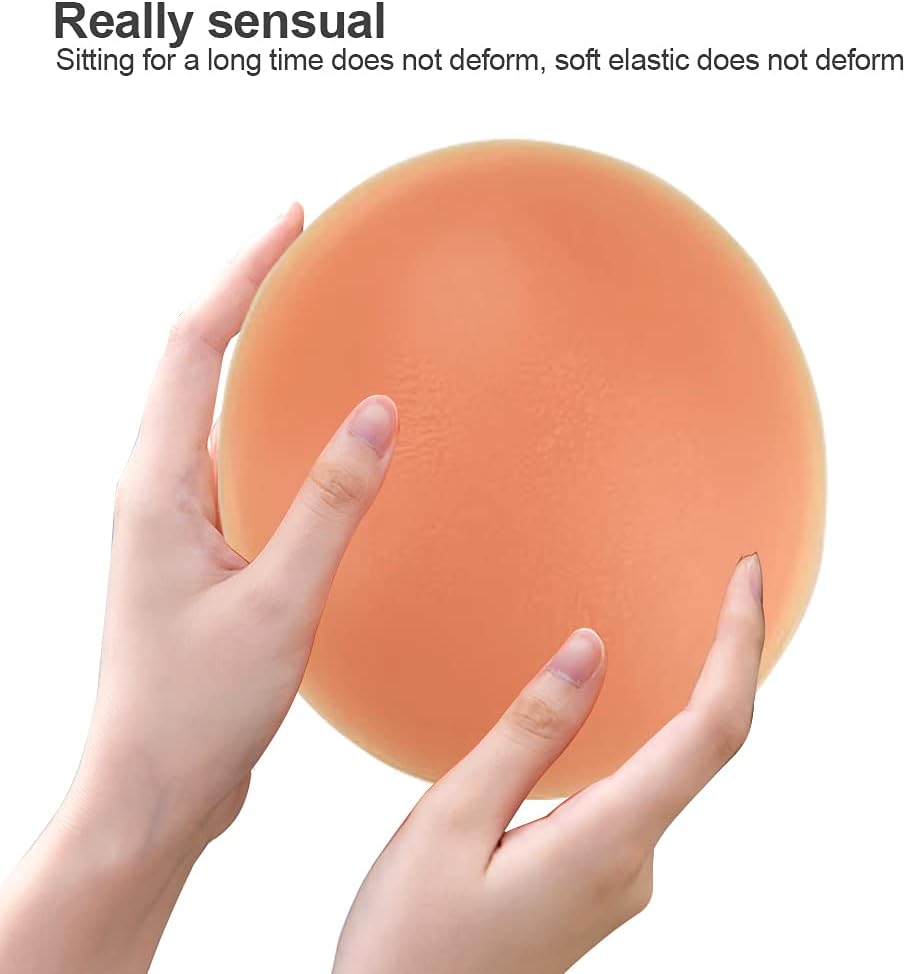 Silicone Butt Pads, Hip Pads for Women Shapewear – Hip Enhancer Pad & Fake Buttock Lifter Thick Peach