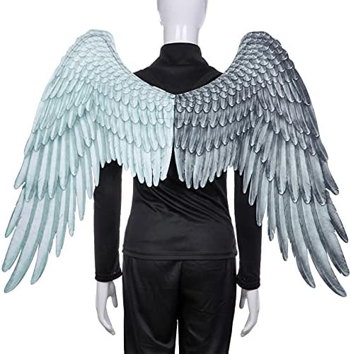 Alodidae 3D Angel Wings Costume with Elastic Straps Halloween Party Mardi Gras Cosplay Accessory