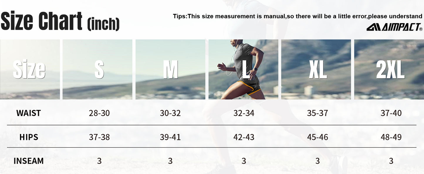 AIMPACT Mens Mesh 3 Inch Booty Shorts Sexy Side Split Athletic Workout Running Shorts