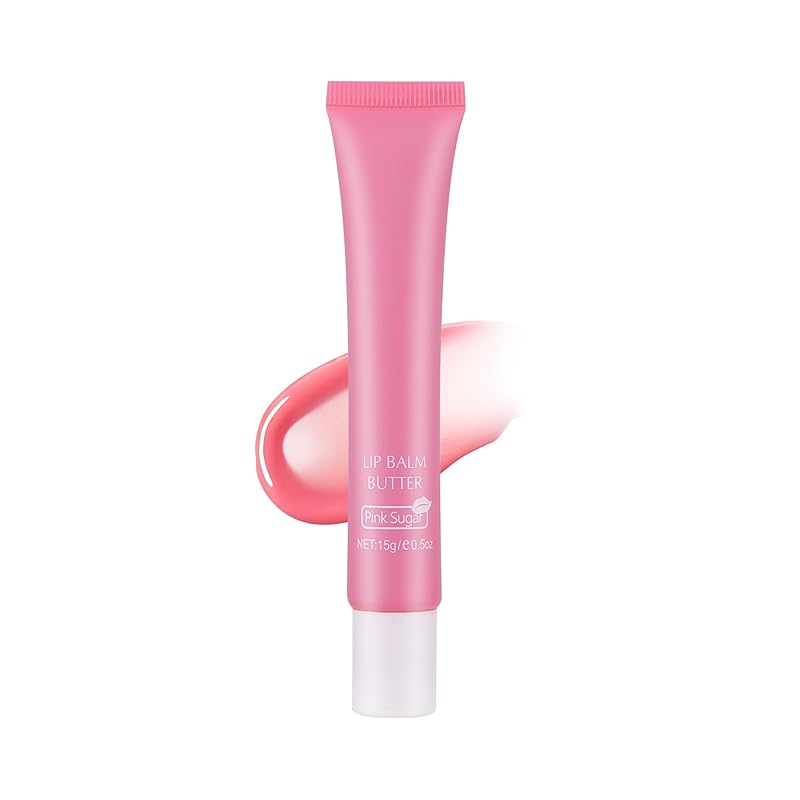 2-in-1 Silky Lip Butter Balm & Lip Gloss, Hydration with Shea & Olive Oil Blend, Non-Sticky Moisture for Chapped Lips, Natural Ingredients (6 Colors)