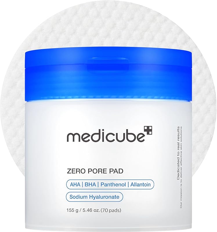 Medicube Red Succinic Acid Panthenol Facial Peeling Pads - Exfoliating Toner Pads for Breakout-Prone Skin with Niacinamide, AHA, BHA, and Soothing Panthenol - Non-Comedogenic