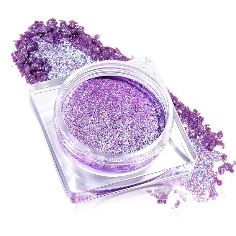 Single Shimmer Cream Eyeshadow, Rose Metallic Highly Pigmented Monochrome Eye shadow Palette, Blendable Sparkly Eye Glitter Waterproof Natural Mini EyeMakeup Brightener Highlighter for 24 hours makeup