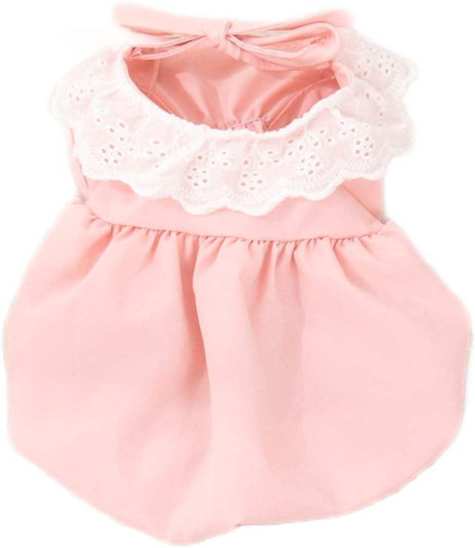 DICOCO Dog Clothing Cat Costume ペットワンピース Sleevelessふんわりドレス For summer use coolしい ポリエステルSoftらかMaterial Scalabilityあり Small Dog Medium-sized dog for Cats おPrincess style popularity Cuteい ペットファッション イエロー L