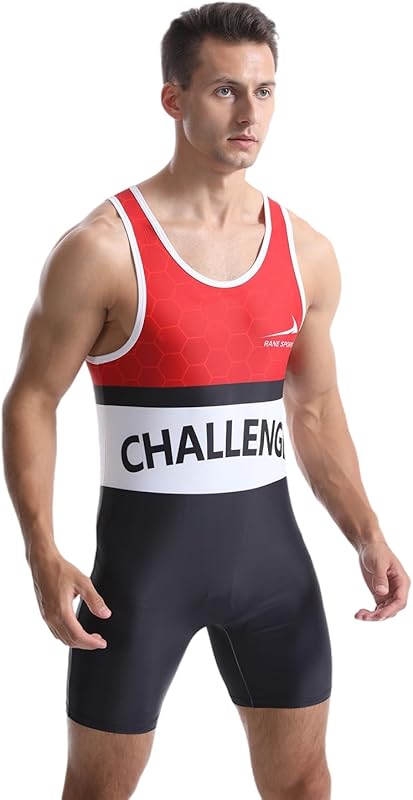 Men's Wrestling Singlets Athletic Supporters Sport Bodysuit Sleeveless Training Leotards Weightlifting Jumpsuits