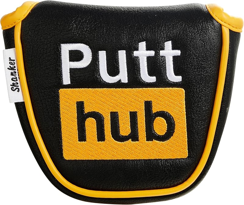 Shanker Golf Funny Putter Cover - PuttHub Mallet or Blade Style Cover - Perfect Joke Gift for Golfer - Funny Novelty Golf Gift Idea
