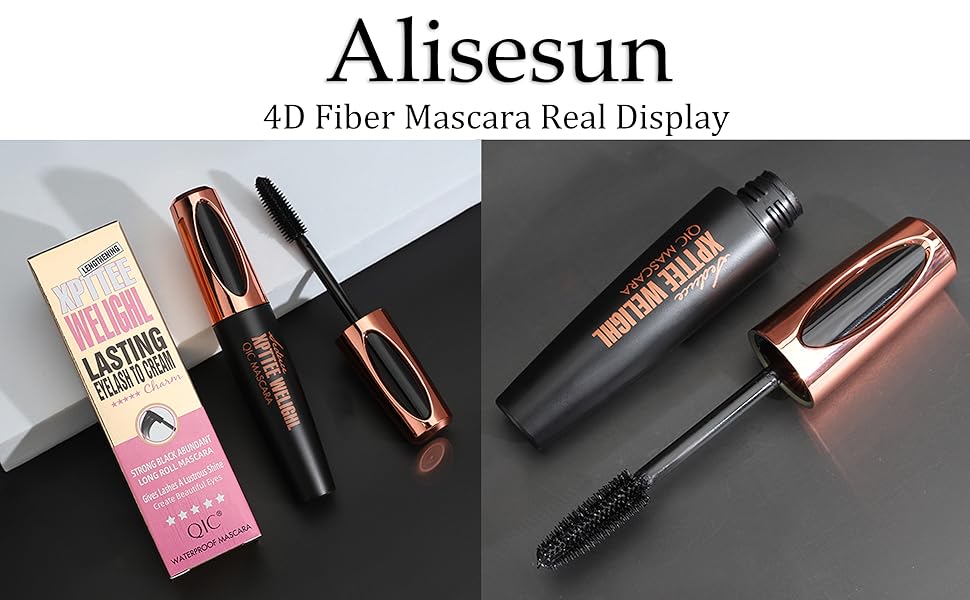 4D Silk Fiber Lash Mascara Extension - 4 Pack Voluminous, Waterproof & Smudge - Proof, Long - Lasting No Flaking, Natural No Clumping, All Day Exquisitely Full - TrendyLookz