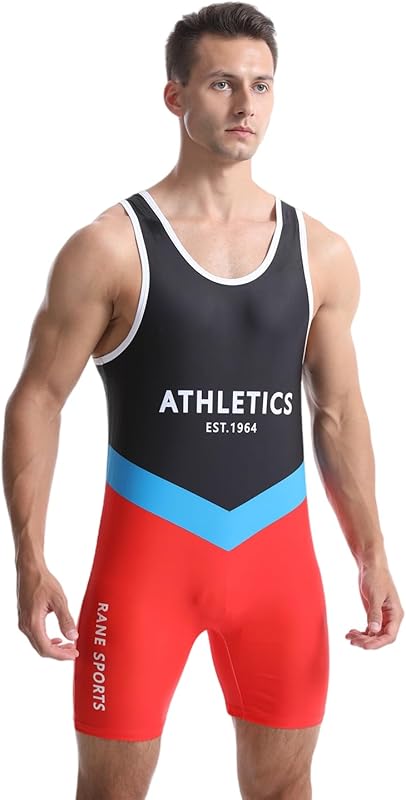 Men's Wrestling Singlets Athletic Supporters Sport Bodysuit Sleeveless Training Leotards Weightlifting Jumpsuits