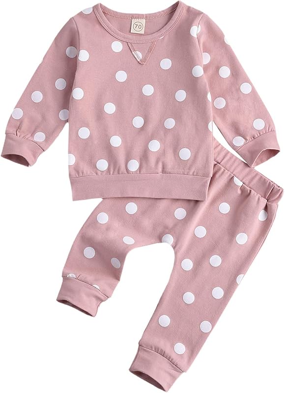 Newborn Infant Baby Girl Clothes Set Sweatshirts Tops Pants Toddler Girl Outfits Gifts 3 6 9 12 18 24 Months