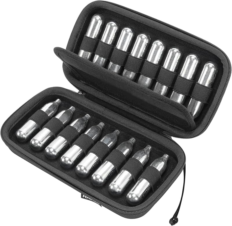 RAIACE CO2 Cartridges Storage Case Compatible with Crosman ... Umarexss ... Leland 12-Gram 8-Gram Powerlet Cartridges. (for Sale is case only, CO2 Cartridges are not Included.)