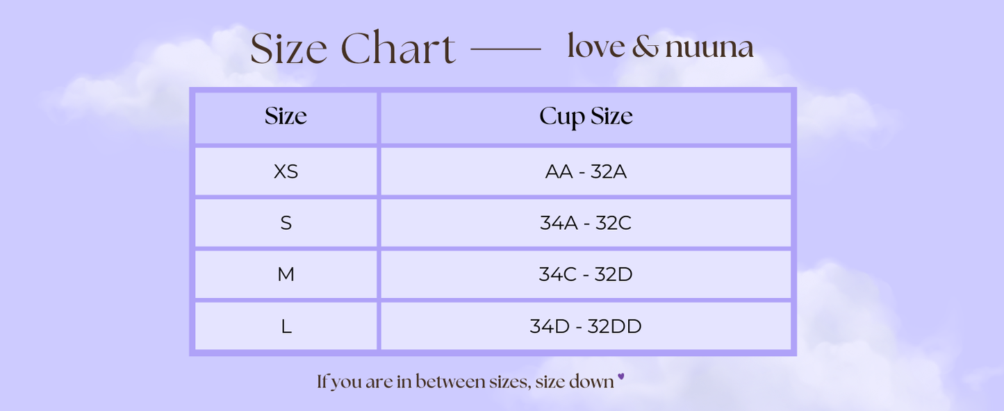 love & nuuna Double Sided Sticky Push Up Bra Inserts - Reusable Adhesive Bra with Padding - Sticky Bra for Dresses Bikinis