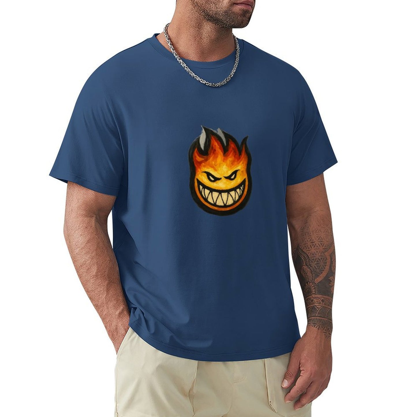,Men's Cotton Short-sleeved T-shirt, Breathable Loose-fitting Casual Summer Top, Suitable for Outdoor Activities and Daily Comfortable Wear,Men's T-shirt100%cottonz9ogpg503q3k