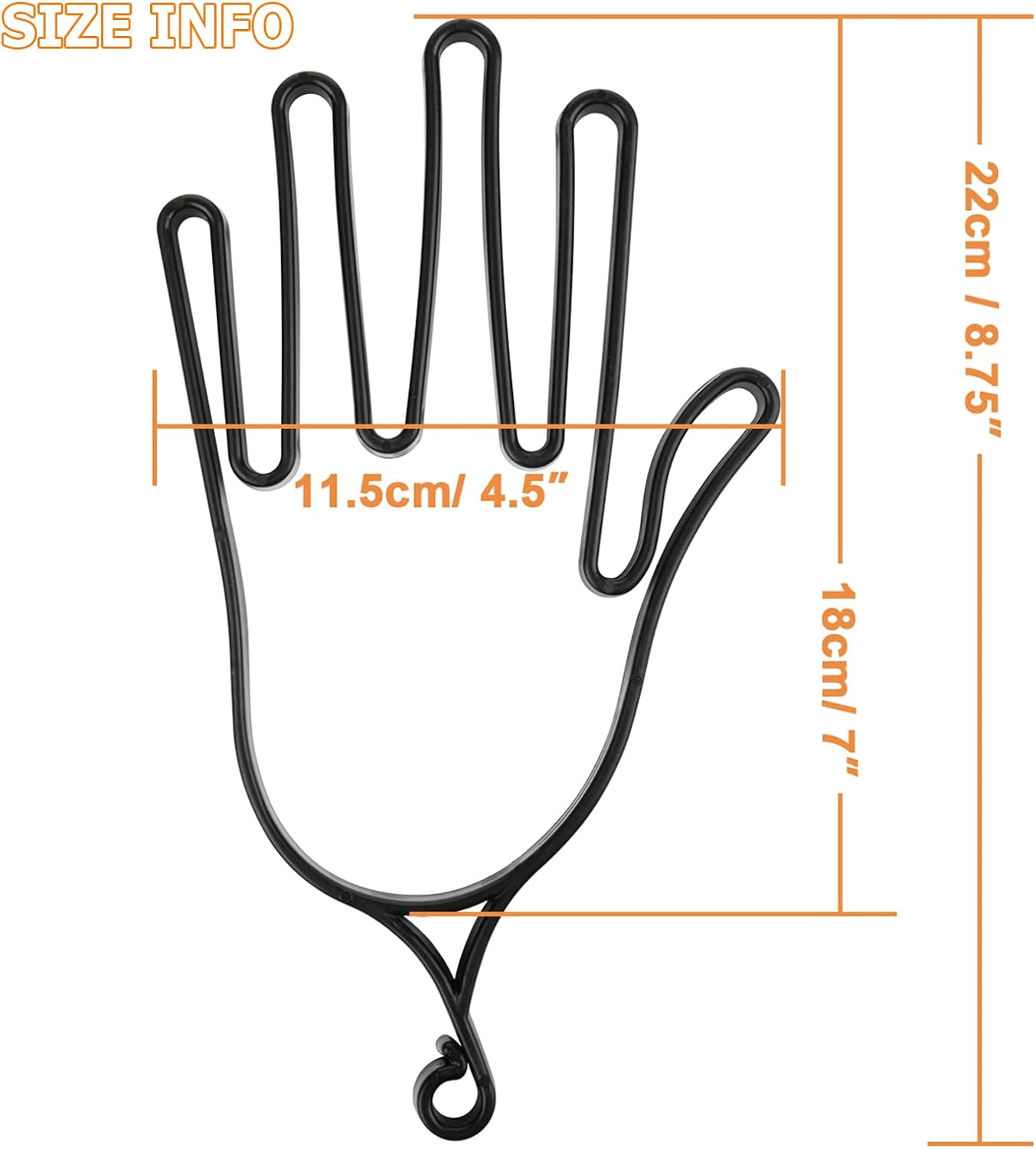 Cosmos 2 Pcs Golf Glove Stretcher Support Frame Holder Keeper Rack Dryer Shaper Tool Accessories for Men Women Golfer Glove Maintenance