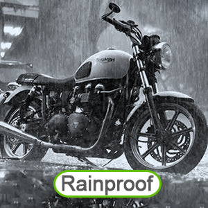 Motorcycle Cover All Season,Universal Weather Quality Waterproof Sun Outdoor Protection Scooter Shelter Tear Proof Night Reflective & Lock-Holes Storage Bag Fits up to 105" Motorcycles Vehicle