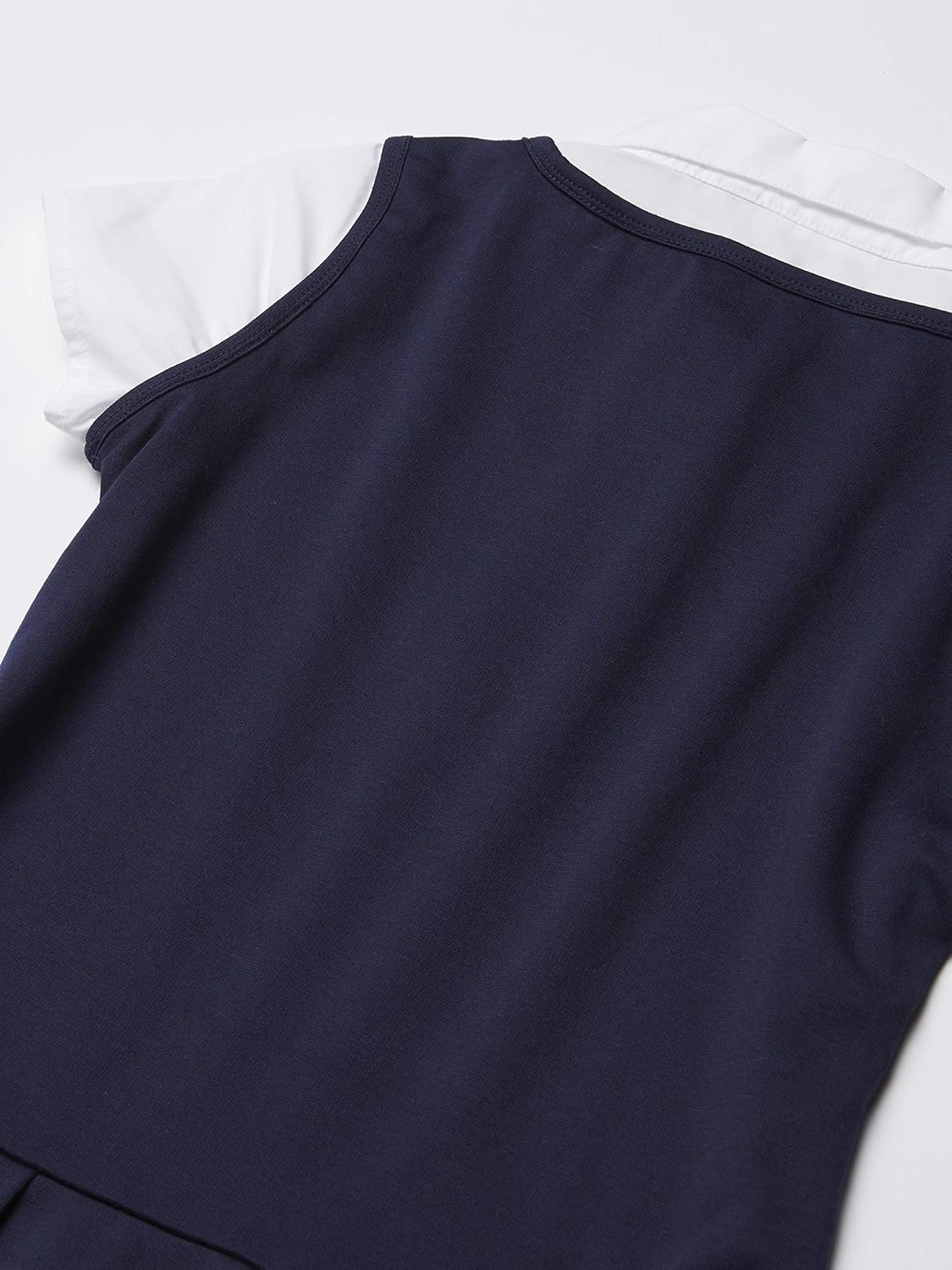 The Children's Place Girls' Uniform Ponte Knit 2 In 1 Dress