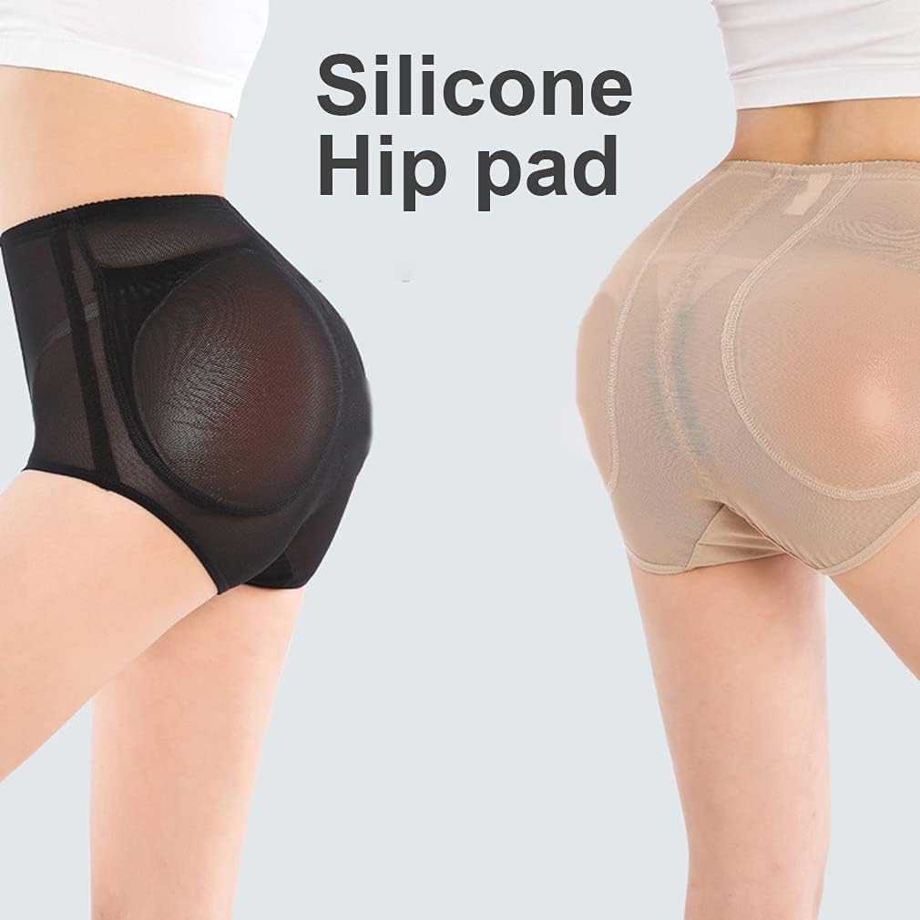 Silicone Butt Pads, Hip Pads for Women Shapewear – Hip Enhancer Pad & Fake Buttock Lifter Thick Peach