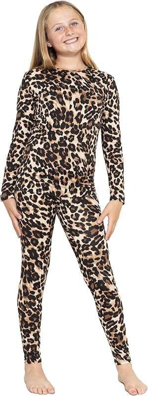 STRETCH IS COMFORT Oh So Soft Youth Girls Long Sleeve Crew and Leggings Set, Includes Top and Bottom