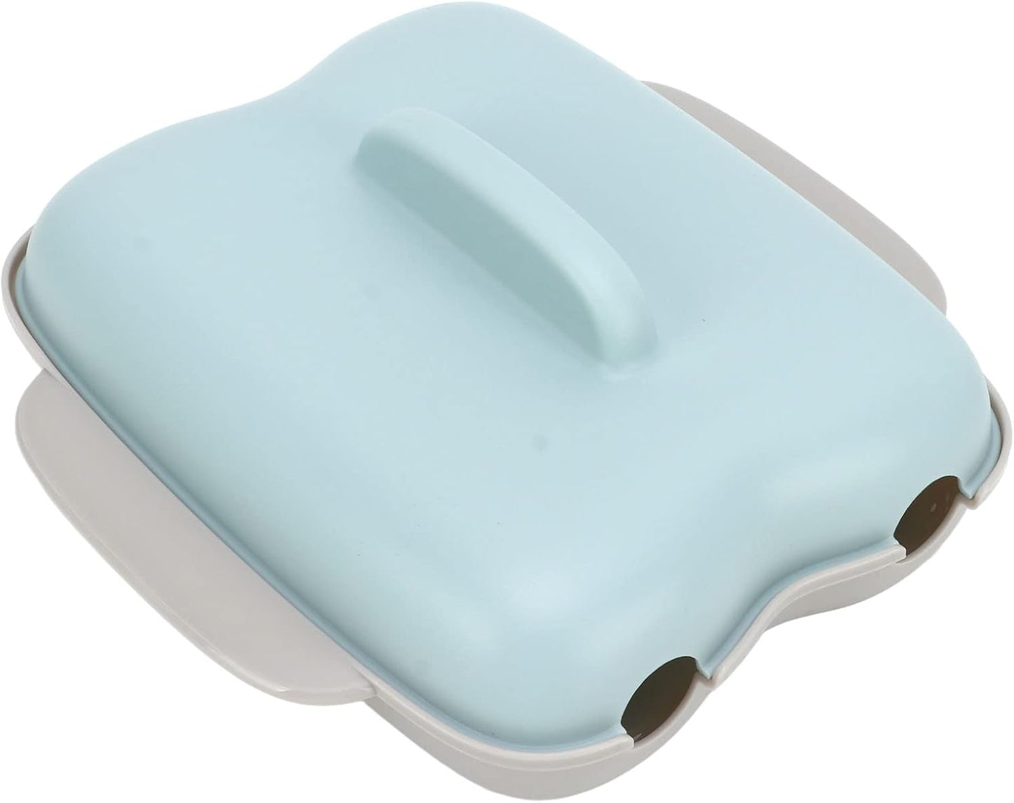 Microwave Corn Cooker, Microwave Corn Steamer Airtight Lid Steams Food Grade PP No BPA Microwavable Portable for Delicious Dorm Small Kitchen(Blue)
