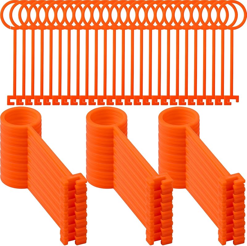 Lenwen 75pcs Clay Target Holders, Versatile Clay Pigeon Hooks Hanging Target Hangers for Outdoor Shooting Practice